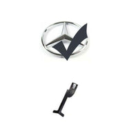 per Mercedes C W203 00-07 Griglia Radiatore Argento Cromato AMG