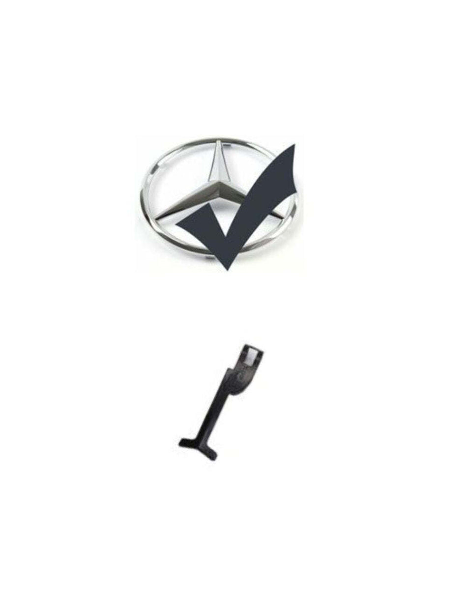 per Mercedes C W203 00-07 Griglia Radiatore Argento Cromato AMG
