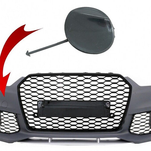 Copertura del gancio di traino per paraurti anteriore per Audi A6 C7 4G Facelift