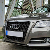 per AUDI A3 8P 8PA 2008-2012 Griglia RS3 Nero a Nido D'ape PDC