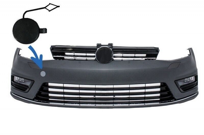 Paraurti anteriore Towning Cap per VW Golf VII 7 (2013-2017) Rline Look