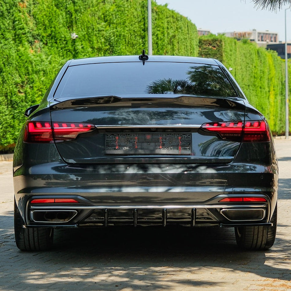 Diffusore posteriore per AUDI A4 B9 Facelift 2019-2024