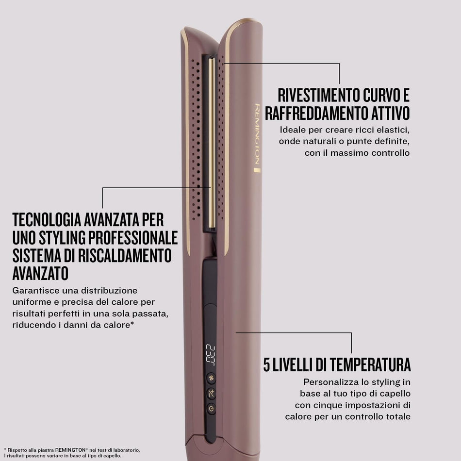 Remington AIRvive Hair Straightener with Ionic Technology, Ceramic Piccolo