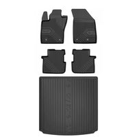 Frogum TPE Tappetini+Portabagagli Set per Fiat Tipo dal 2015 TPE set di tappeti