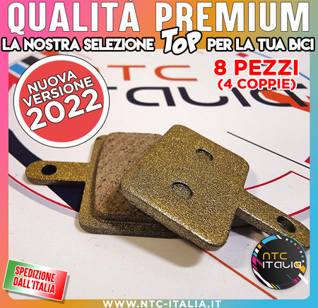 8pz (4COPPIE)PASTIGLIE GOLD Freni SHIMANO B03S B01S DEORE XT M575 M515 M495