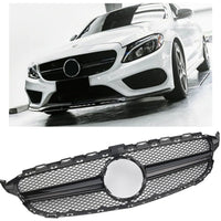 per Mercedes C W205 S205 14-18 Griglia Anteriore (no camera) Look AMG GT