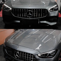 per Mercedes C W206 S206 Griglia Radiatore Panamericana Look AMG