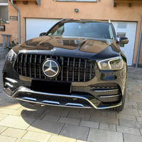 GRIGLIA PANAMERICA per MERCEDES GLE W167 Total-Black AMG LOOK  *PREMIUM DESIGN*