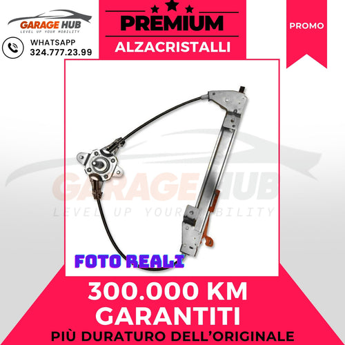 EXTRA DURATA-> ALZACRISTALLI POSTERIORE DESTRA MANUALE ->FIAT GRANDE PUNTO EVO