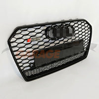 Griglia a nido d'ape TOTAL BLACK RS6 Quattro Design per Audi A6 4G C7 2014-2018