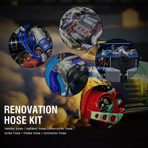 Kit 2 Tubi Manicotti Radiatore Per Fiat Punto H6T 93-99 *QUALITA' ECCELSA