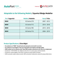 Clip di fissaggio in plastica per tendina posteriore BMW X5