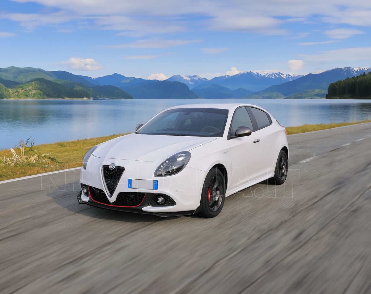 SOTTO PARAURTI LOOK VELOCE per ALFA ROMEO GIULIETTA LAMA SPLITTER FRONTALE – vista 2