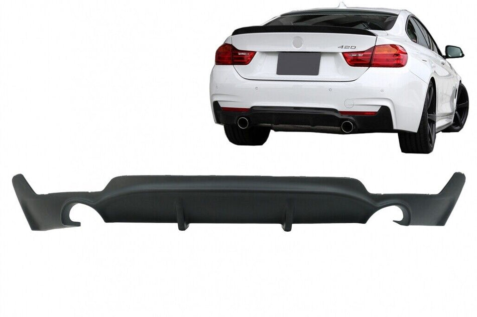 Diffusore paraurti posteriore per BMW Serie 4 F32 F33 F36 (2013-) Coupe Cabrio M