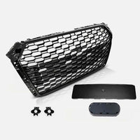 per AUDI A5 F5 2016-2019 Griglia Radiatore RS5 Look Nero Lucido