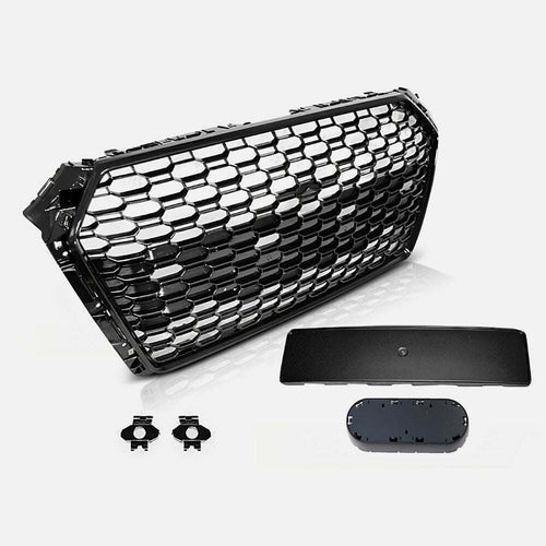 per AUDI A5 F5 2016-2019 Griglia Radiatore RS5 Look Nero Lucido