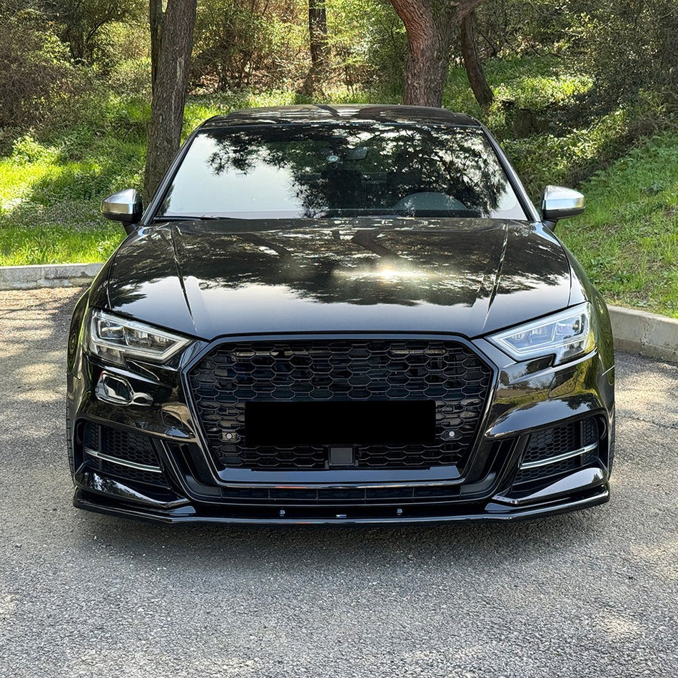 Splitter anteriore per AUDI S3 8V Berlina 2016-2020 con omologazione ABE TÜV