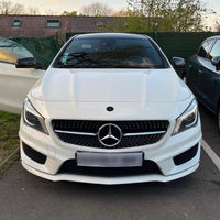 per MERCEDES CLA C117 W117 2016-2019 GRIGLIA SILVER - NERA DIAMANTATA ANTERIORE