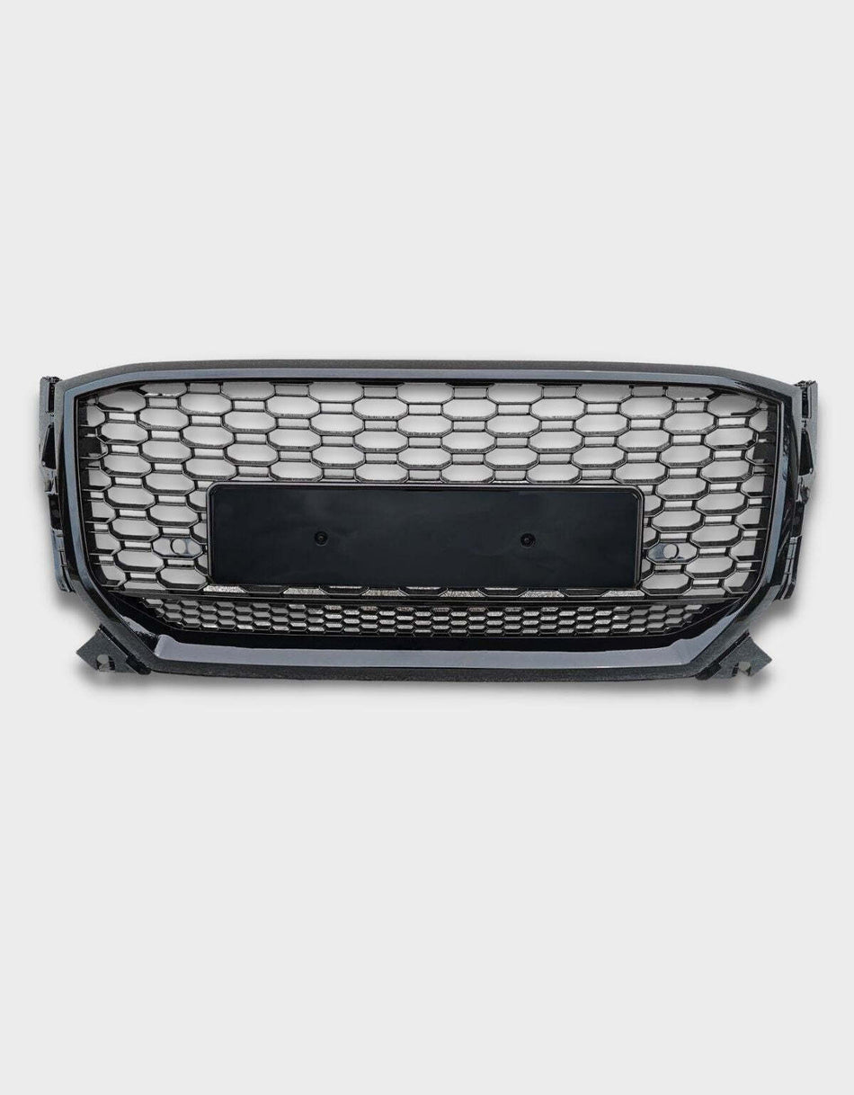 per AUDI Q2 GA 2016-2020 Griglia Radiatore RSQ2 Look Nero Lucido