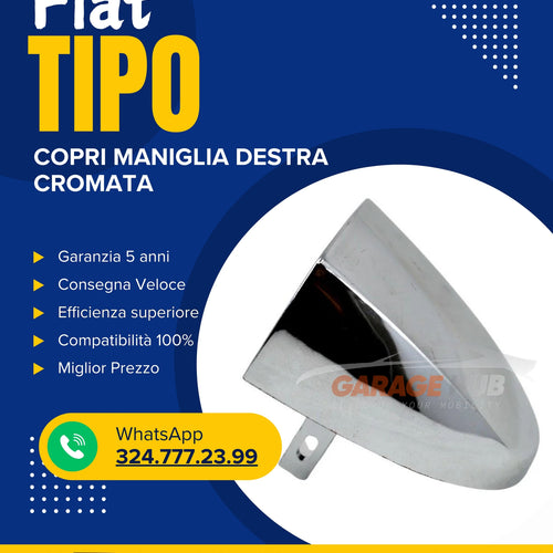 Tappo Copri Maniglia Destra per FIAT TIPO dal 2015, Tappo Copertura Cover