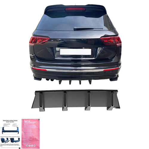 Diffusore posteriore per VW VOLKSWAGEN Tiguan MK2 Standard / R-Line 2015-2020