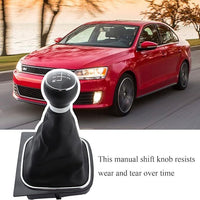 ⭐Manopola 6 Marce⭐Leva Pomello Cambio per VW Golf 6 5 JETTA EOS SCIROCCO cuffia