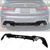 Diffusore M3 posteriore per BMW Serie 3 G20 G21 2018-2022 (solo per MSport) Nero