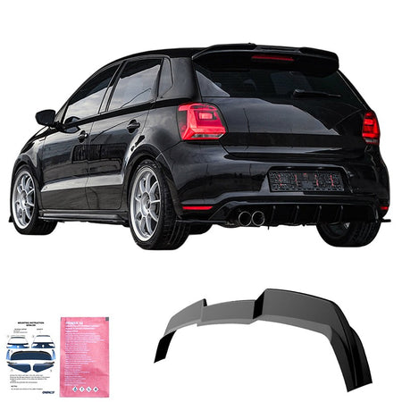 Spoiler da tetto per VW VOLKSWAGEN Polo GTI / R-Line MK5 2009-2014 – vista 5