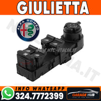 Pulsantiera Alzavetro console ALFA ROMEO Giulietta 2010-2020 940 ALTA QUALITA'