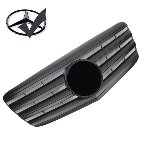 Griglia griglia sportiva per Mercedes W211 S211 E AB 2006 Nero opaco AMG LOOK