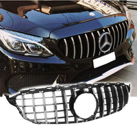 per Mercedes C W205 S205 2014-2018 Griglia Radiatore Look AMG GT
