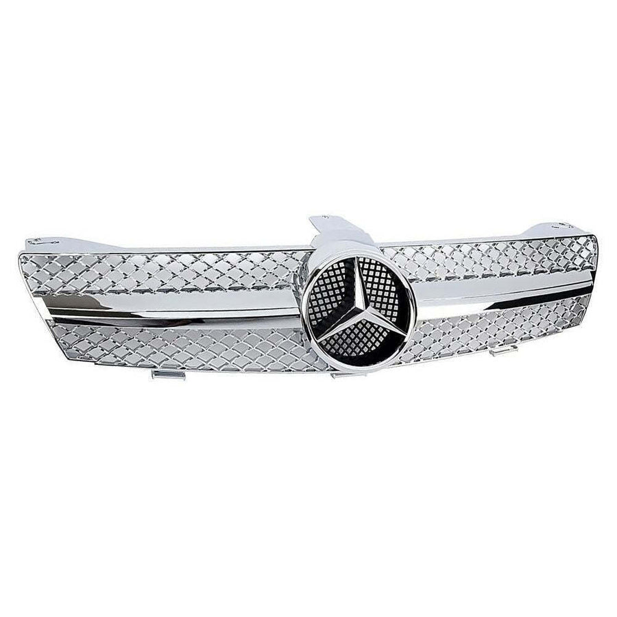 per Mercedes CLS W219 04-08 Griglia Radiatore Cromata Look AMG