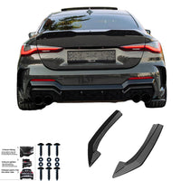Splitter laterali posteriori compatibili con BMW Serie 4 (Coupé/Cabrio) G22 M-Pa