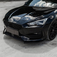 Splitter anteriore per CUPRA Leon 2020-2024 v2 senza omologazione ABE TÜV