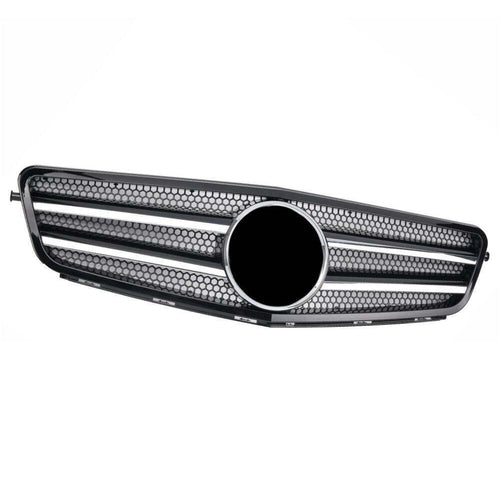 per Mercedes C Coupe C204 C63 Griglia Radiatore Nero Cromato AMG