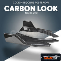 Coda Minigonne Spoiler Posteriore Flaps in Fibra di Carbonio per tutte le auto