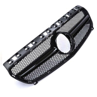 per Mercedes A W176 12-15 Griglia Anteriore Nero Lucido Look AMG