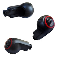 Copri leva cambio e pomello cambio Opel Astra H (6) - ROSSO