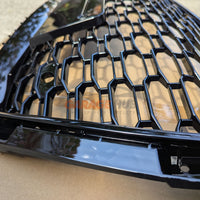 Griglia QUATTRO Nero Lucido RS5 LOOK Nido d'ape per --> Audi A5 B9 2016-2019