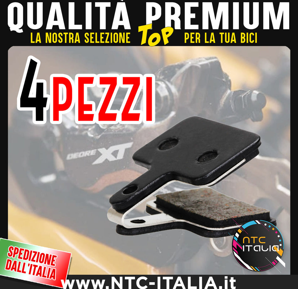 4pz PASTIGLIE Resina per Freno SHIMANO B03S B01S DEORE M575 M515 *NUOVI 2025