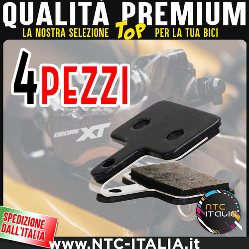 4pz PASTIGLIE Resina per Freno SHIMANO B03S B01S DEORE M575 M515 *NUOVI 2025