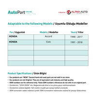 Guarnizione Pedale Frizione/Freno Honda Accord Civic