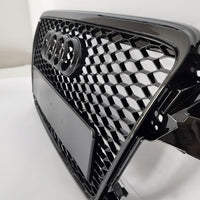 per AUDI A4 B8 8K 2007-2011 Griglia Anteriore RS4 Nero Lucido