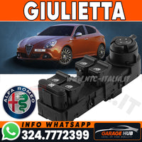 Pulsantiera Alzavetro console ALFA ROMEO Giulietta 2010-2020 940 ALTA QUALITA'
