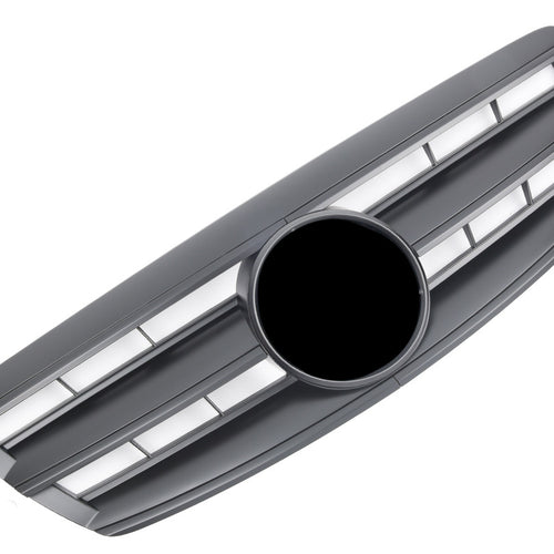 Griglia sportiva per Mercedes W220 S dal 10/2002 nero opaco AMG LOOK