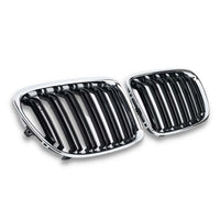 per X1 E84 2009-2015 Griglia Radiatore M Look Nero Cromato