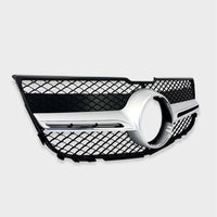 per Mercedes GLK X204 2012-2015 Griglia Sportiva Nero Argento