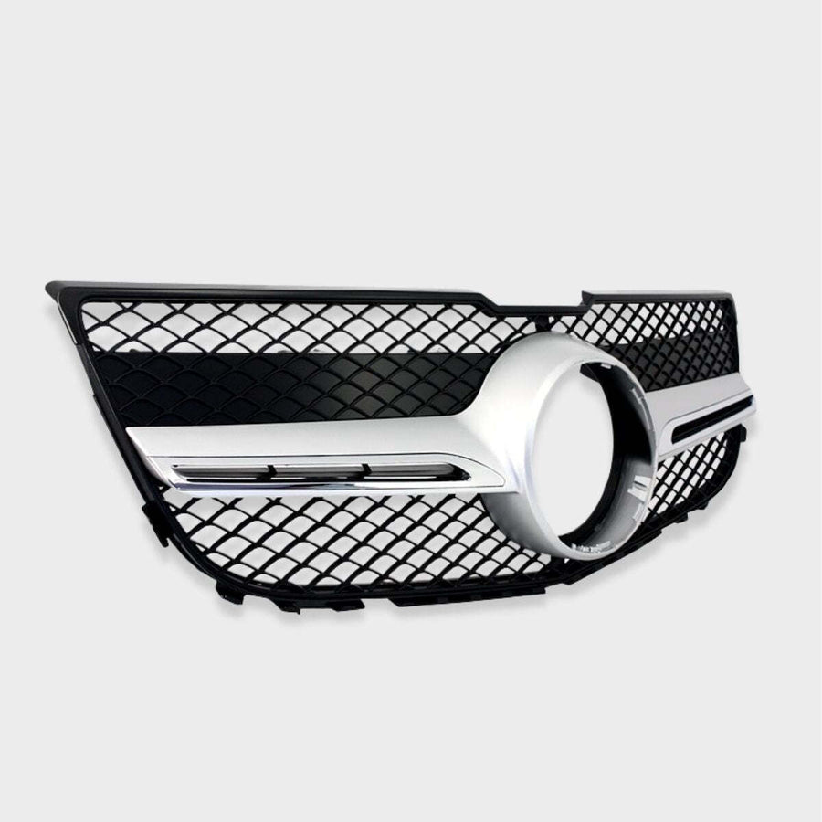 per Mercedes GLK X204 2012-2015 Griglia Sportiva Nero Argento