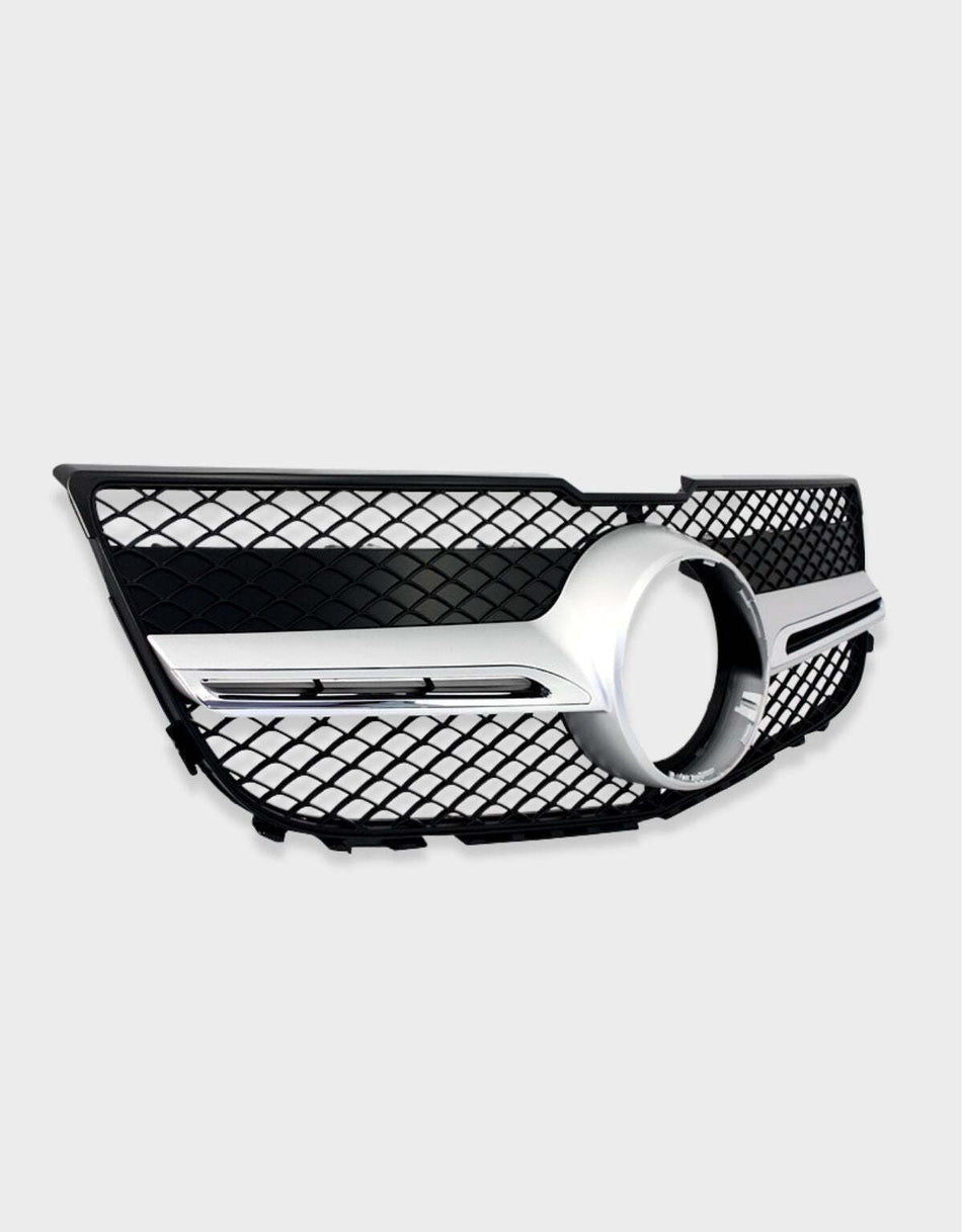 per Mercedes GLK X204 2012-2015 Griglia Sportiva Nero Argento