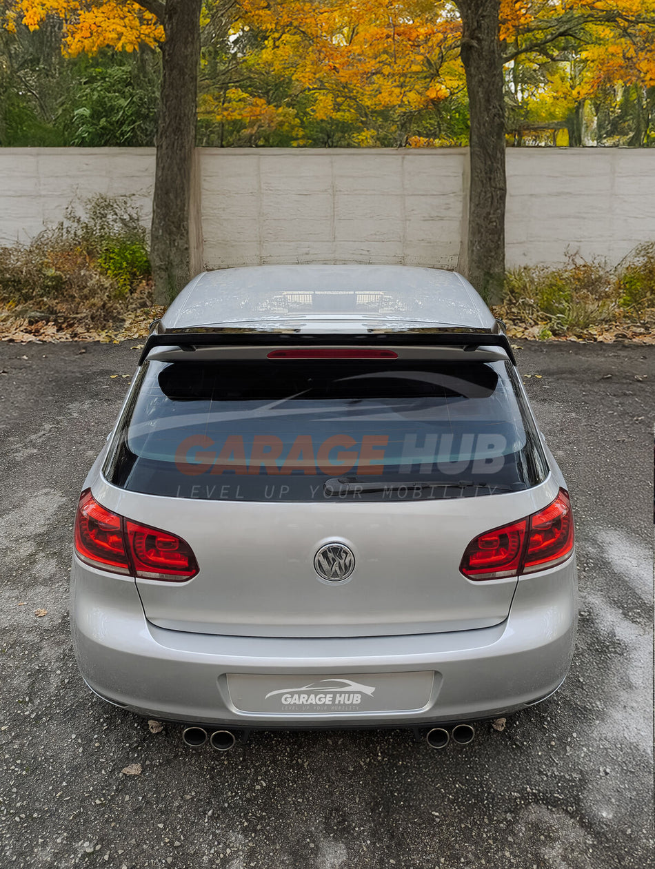 Spoiler EVO PERFORMANCE Tetto per VW GOLF 4 5 6 7 8 GTI GTD R Vetroresina Nero